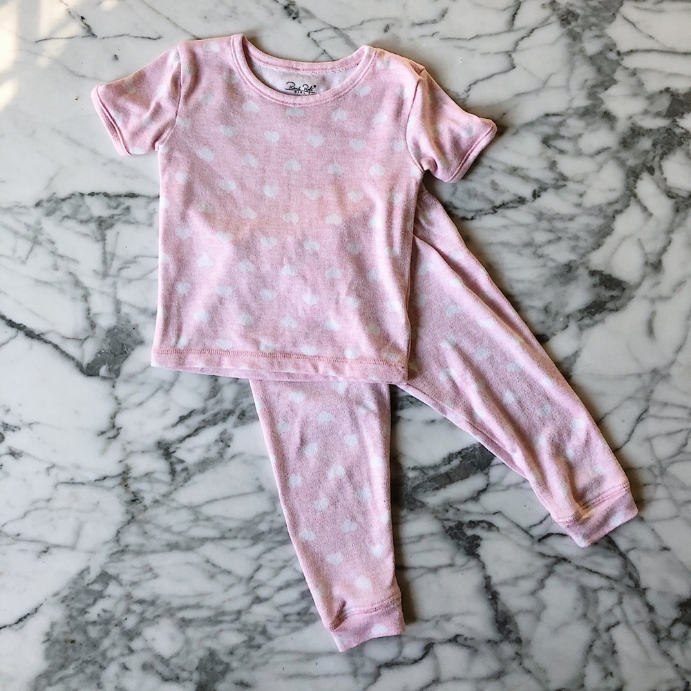 Sweetest Softest Heart Pajamas 24M